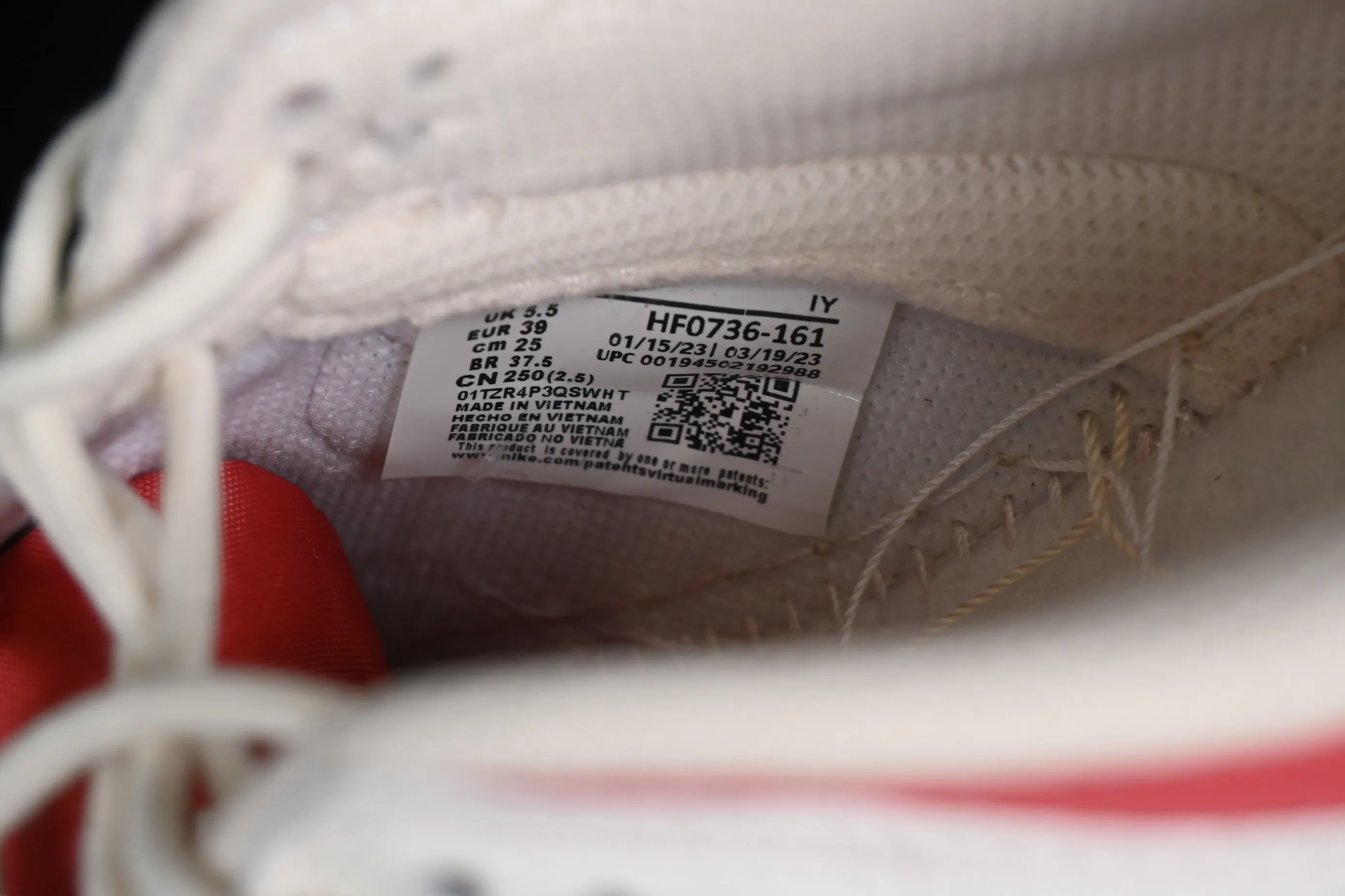 All categories Nk SB Dunk series Nk SB Dunk Low low-top sneakers Nk Dunk Low GS "Valentine's Day" Valentine's Day color SB low-top casual sneakers HF0736-161